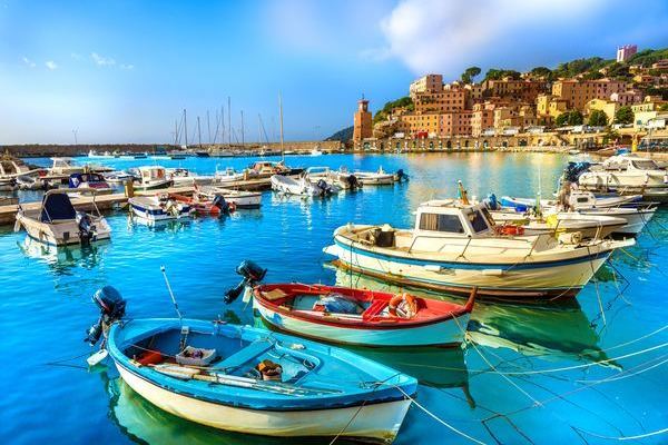 Hafen von Portoferraio auf Elba