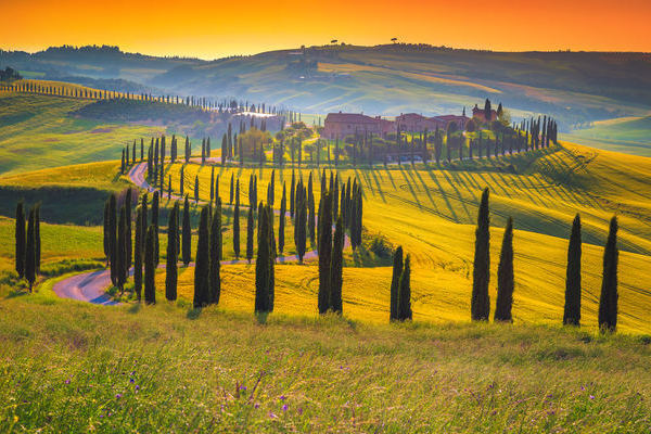 Sonnenuntergang im Chianti