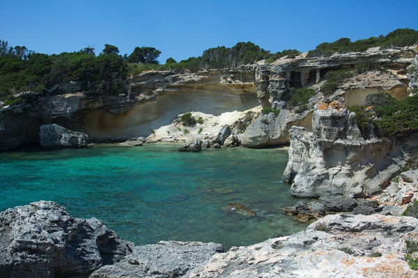 Bucht auf der Insel Pianosa