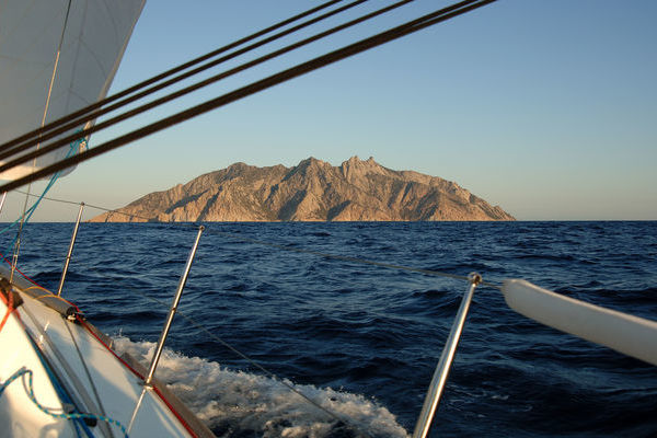 Blick auf die Insel Montecristo