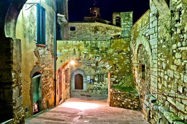 Mittelalterliche Straßen in Campiglia Marittima